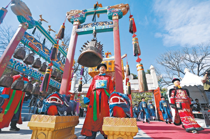 北京:日壇公園重現(xiàn)春分祭日大典
